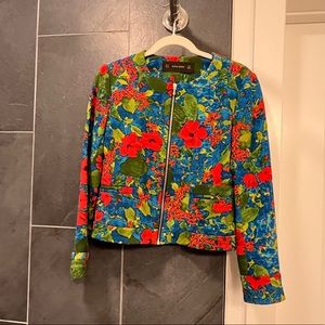 Floral bomber jacket from Zara